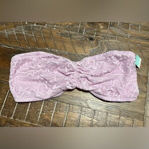Victoria’s Secret PINK lace bandeau bra - new with tags